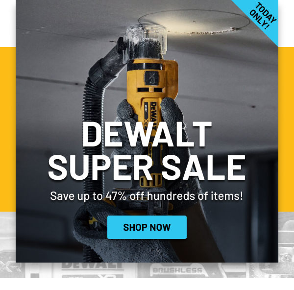 Level Up Your Toolbox Save Up to 47 on DEWALT CPO Outlets